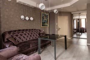 Отель Mandarin clubhouse Kharkiv. Люкс трехместный  Luxe family apartments  7
